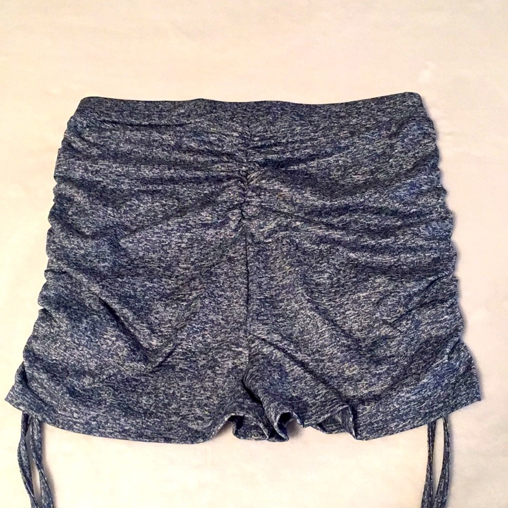 Drawstring Side Marled Shorts - Picture 6 of 10